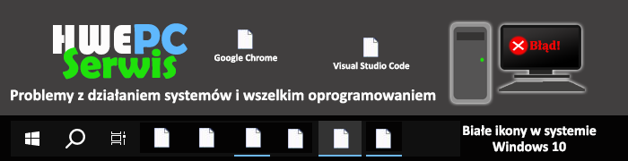 Białe ikony w systemie windows